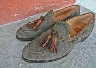 Christian-Boehne-03-Cheaney-Loafer-Hubert-Tarn-Suede-