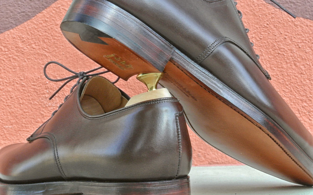 Christian Boehne Own Serie X Crockett & Jones Plain Derby Shoe on double Leather Sole