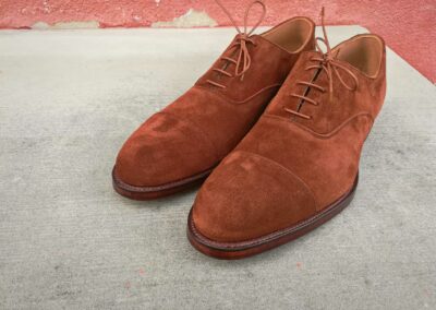 Christian Boehne Oxford Polo Brown Calf Suede Crockett Jones 02