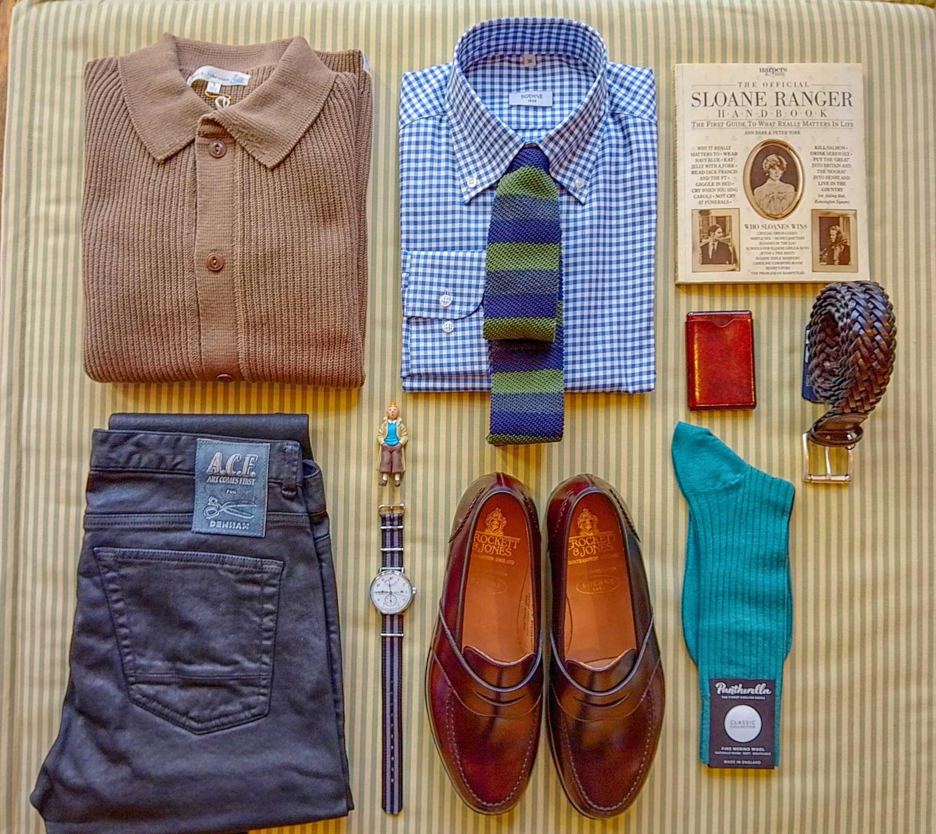 Ein kompletter Auftritt – vom Hemd bis zum Schuh.